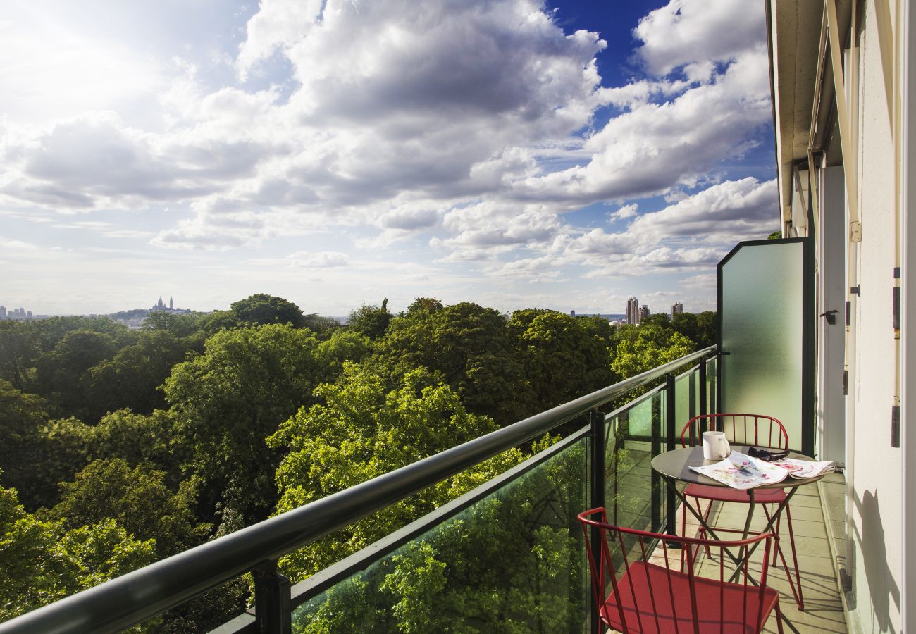 Apartment in Paris - Buttes Chaumont Botzaris View