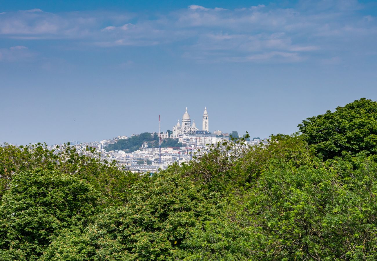 Apartment in Paris - Buttes Chaumont Botzaris View