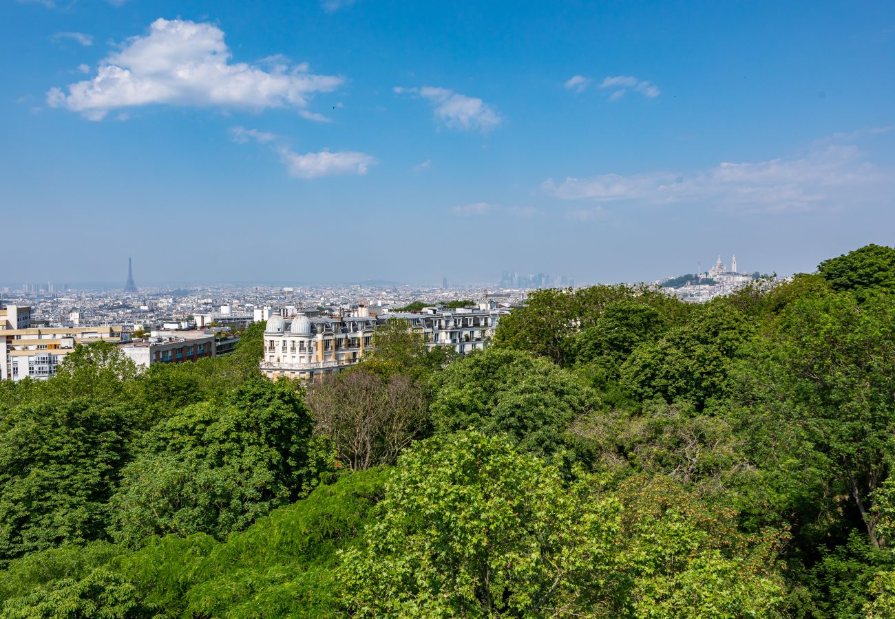 Apartment in Paris - Buttes Chaumont Botzaris View